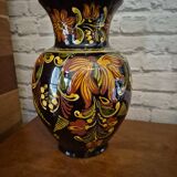 Vintage HVM Hungarian Black Vase