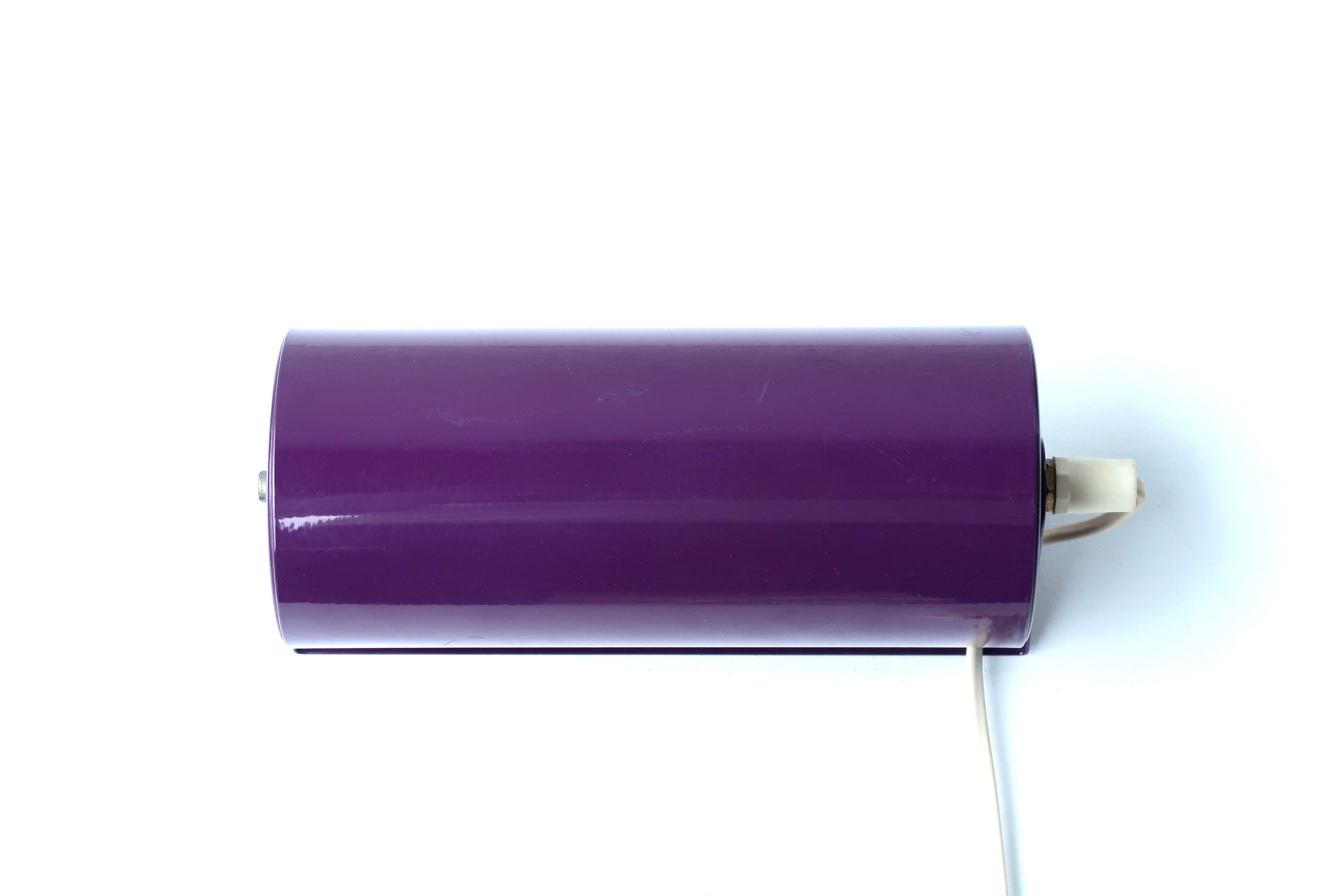 Purple shutter wall lamp Ikea, 80s