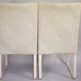 Pair of chairs by Giovanni Offredi model published by Saporiti Italy circa 1970 Ealing
