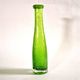 Vintage green bubble glass bottle vase - Biot glassware? – soliflore H27cm