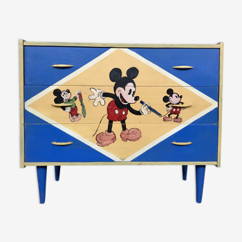 Mickey 1960 Unique chest of drawers