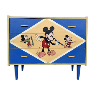 Mickey 1960 Unique chest of drawers