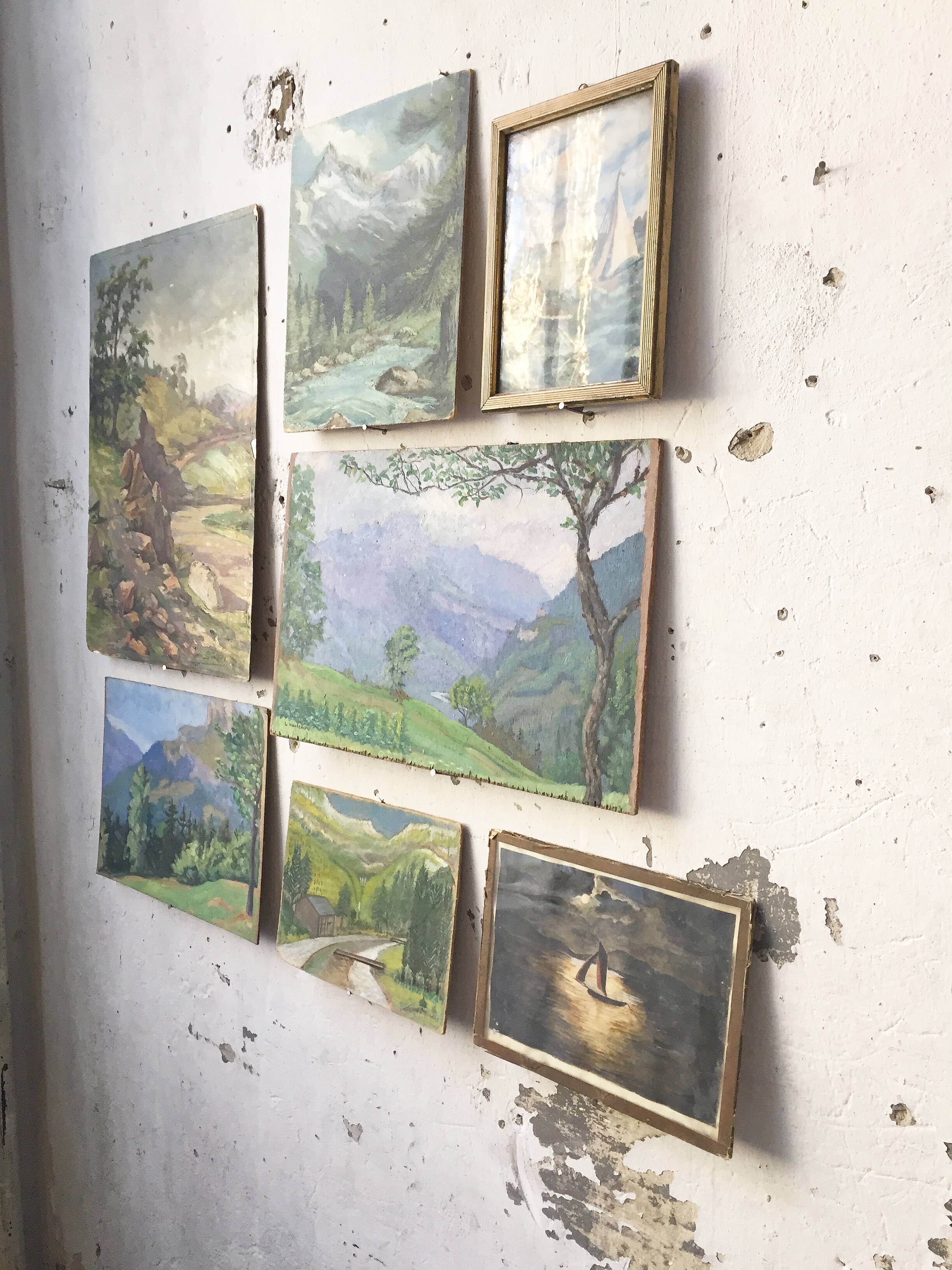 Ancient mountain canvas