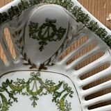 Openwork earthenware basket