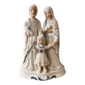 Statuette de la Sainte Famille en biscuit, début XXème
