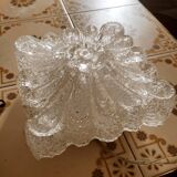 Textured glass ceiling lamp