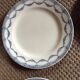 Series of 9 plates Terre de fer