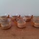 Six tea cups or coffee Schott Mainz Jena Glas
