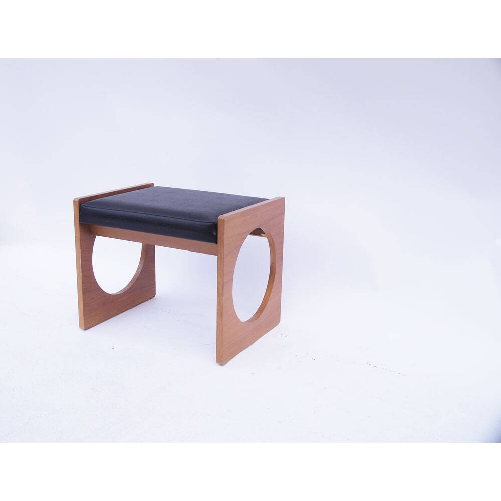 Tabouret, repose-pieds scandinave vintage
