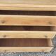 Art deco chest of drawers 3 drawers in solid oak wood brut 30s