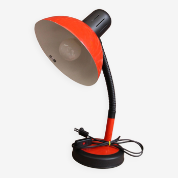 Veneta lumi red desk lamp 70's