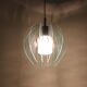 Mid-century design glass pendant, 1960's