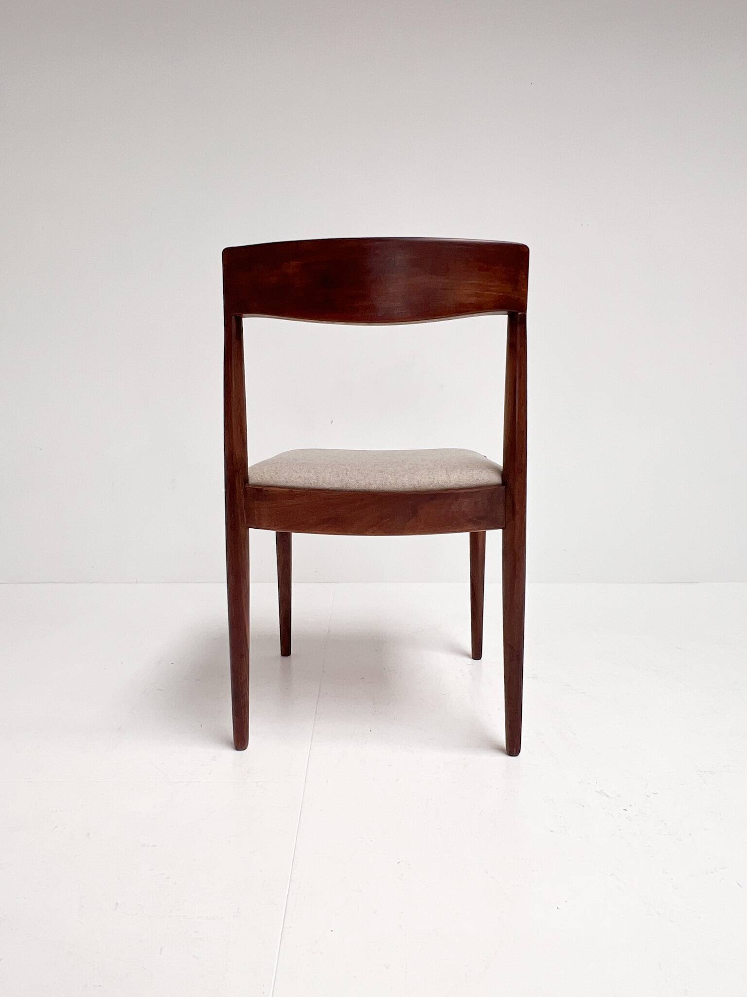 Set of 4 Mid Century Danish design chairs, 1960s