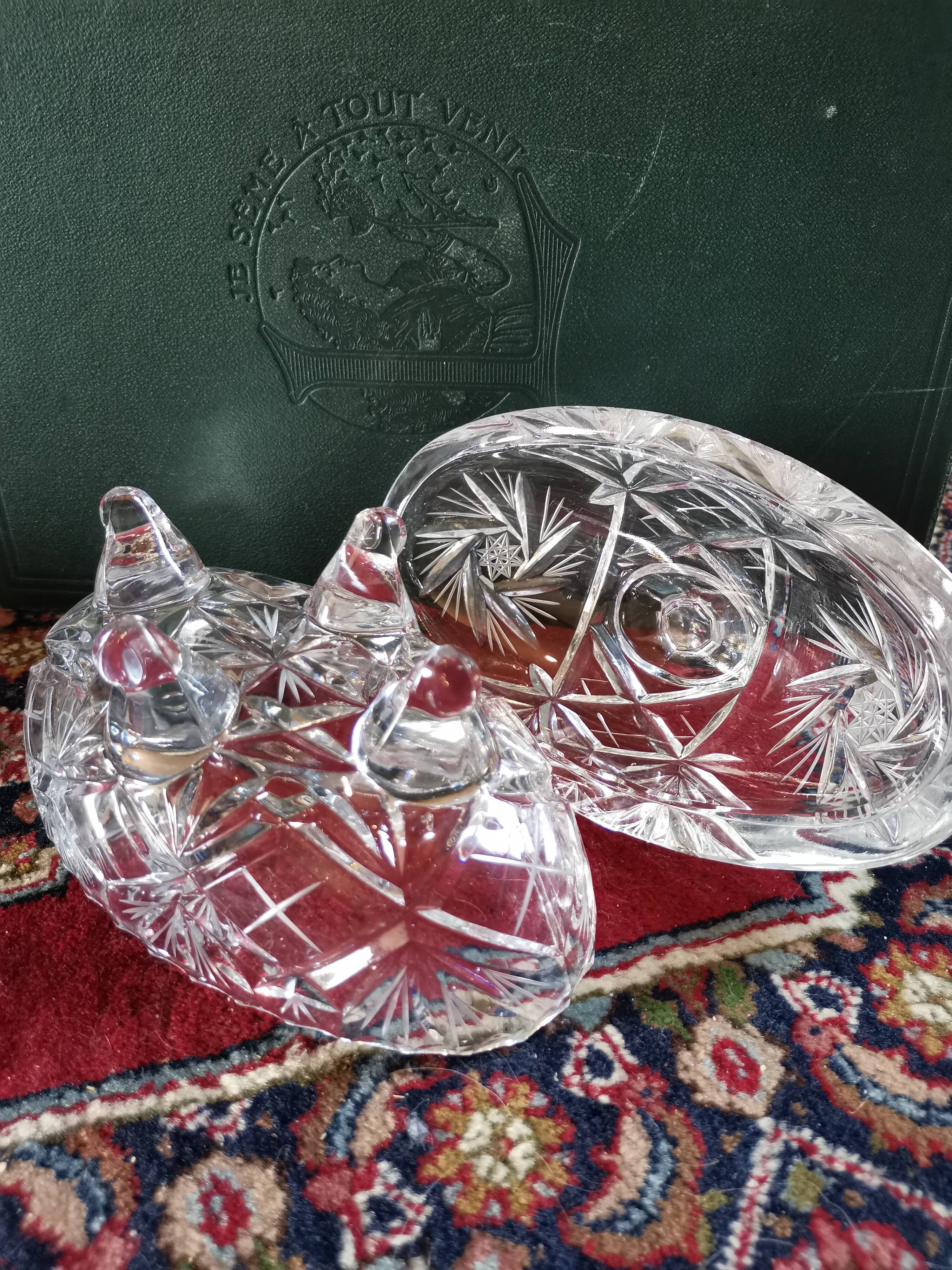 Crystal candy on foot