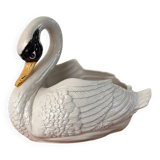 Ceramic swan planter