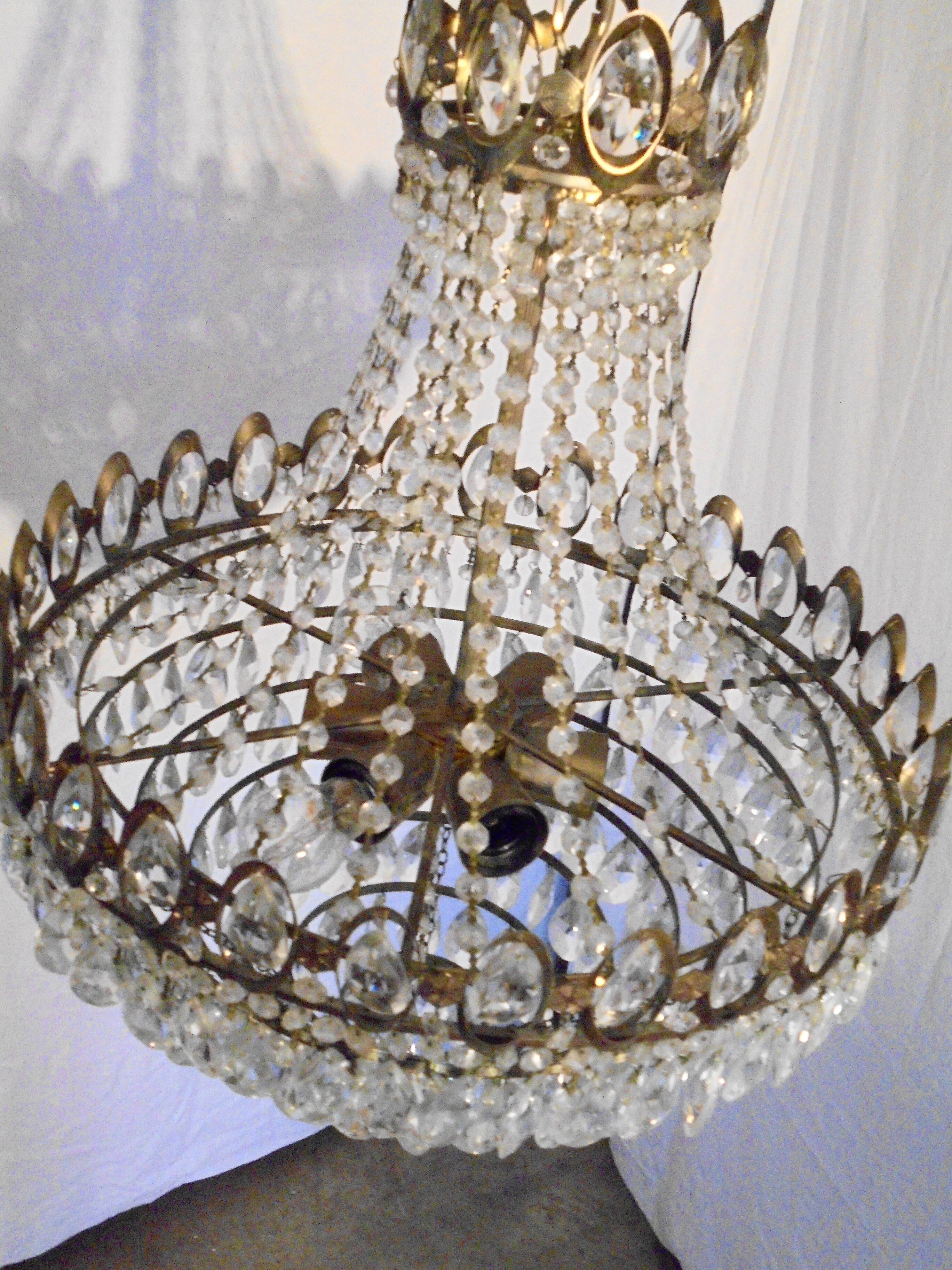 Mongolfier chandelier from the 70s