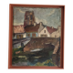 Vintage framed oil on canvas signed.