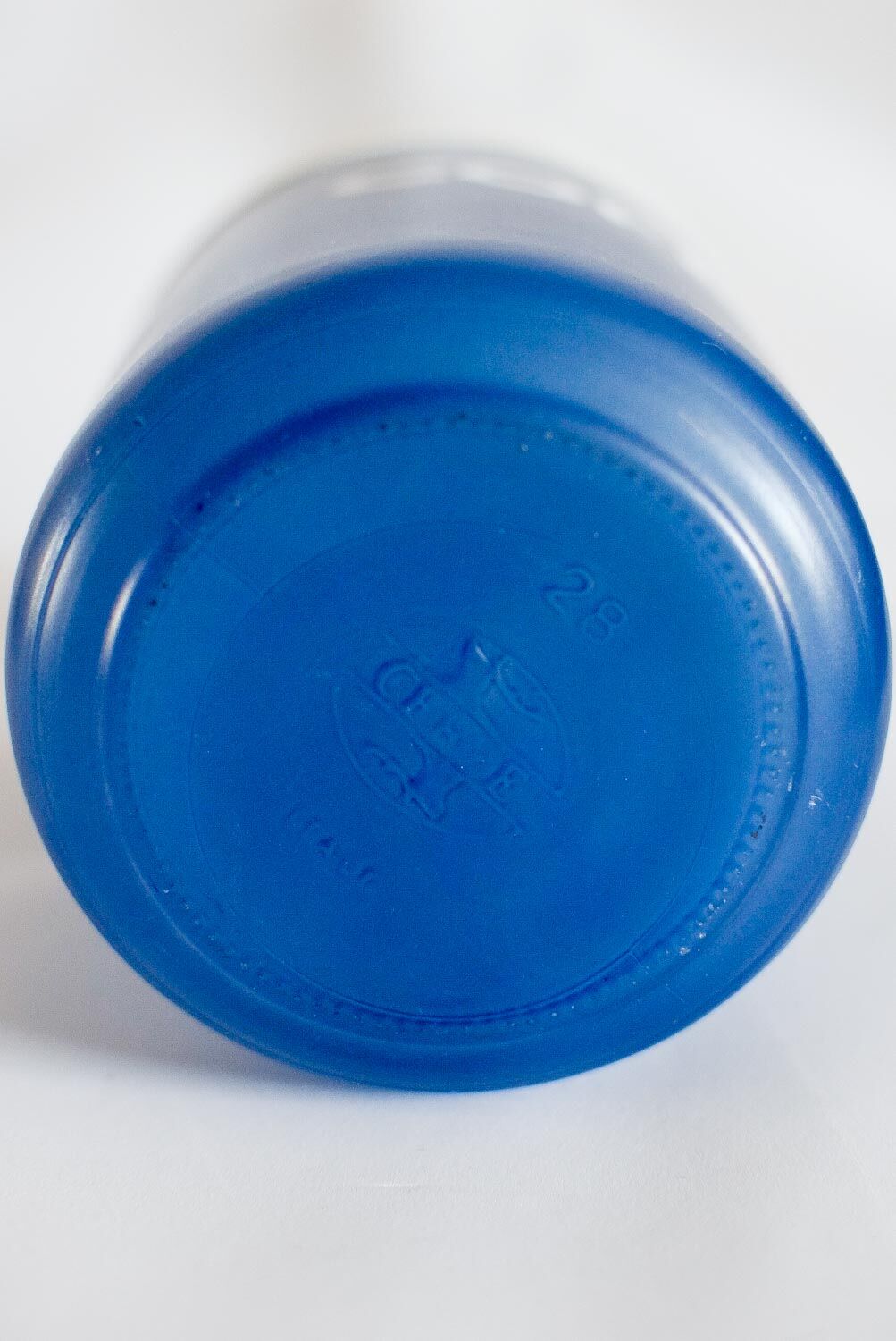 Bocal à café en verre bleu Cerve Italy