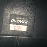 Canapé Duvivier Maillol cuir noir