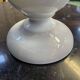 Napoleon III lamp in white opaline glass with bird decoration from the late 19th century