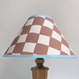 Checked lampshade