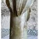 Large african sculpture in steatite stone signed lewanga – art