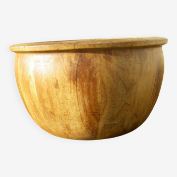 Vintage wooden salad bowl