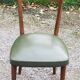 Pair of 50's Scandinavian style mahogany chairs