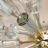 Austrian Flower Ceiling Lamp by Emil Stejnar for Rupert Nikoll, Vienna, Austria, 1950s