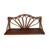 Rattan wall shelf