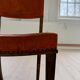 Chaise suédoise Art déco en pin et cuir Carl Bergsten 1929