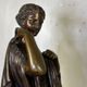Diane de Gabies, large bronze after the antique with medal patina.