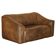 Reclining canapé De Sede DS47 in restored buffalo neck leather