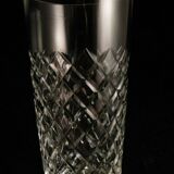 Whisky service including 1 carafe and 5 cups cut crystal mugs