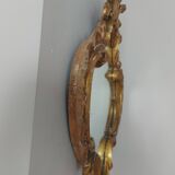 Mirror XIXth gilded wood and mercury ice 61x45cm