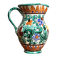 Vase jug with handle – floral decoration, signed Cerart Monaco ⎥1960s