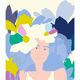 In the garden - illustration a3