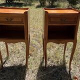 Wooden bedside tables