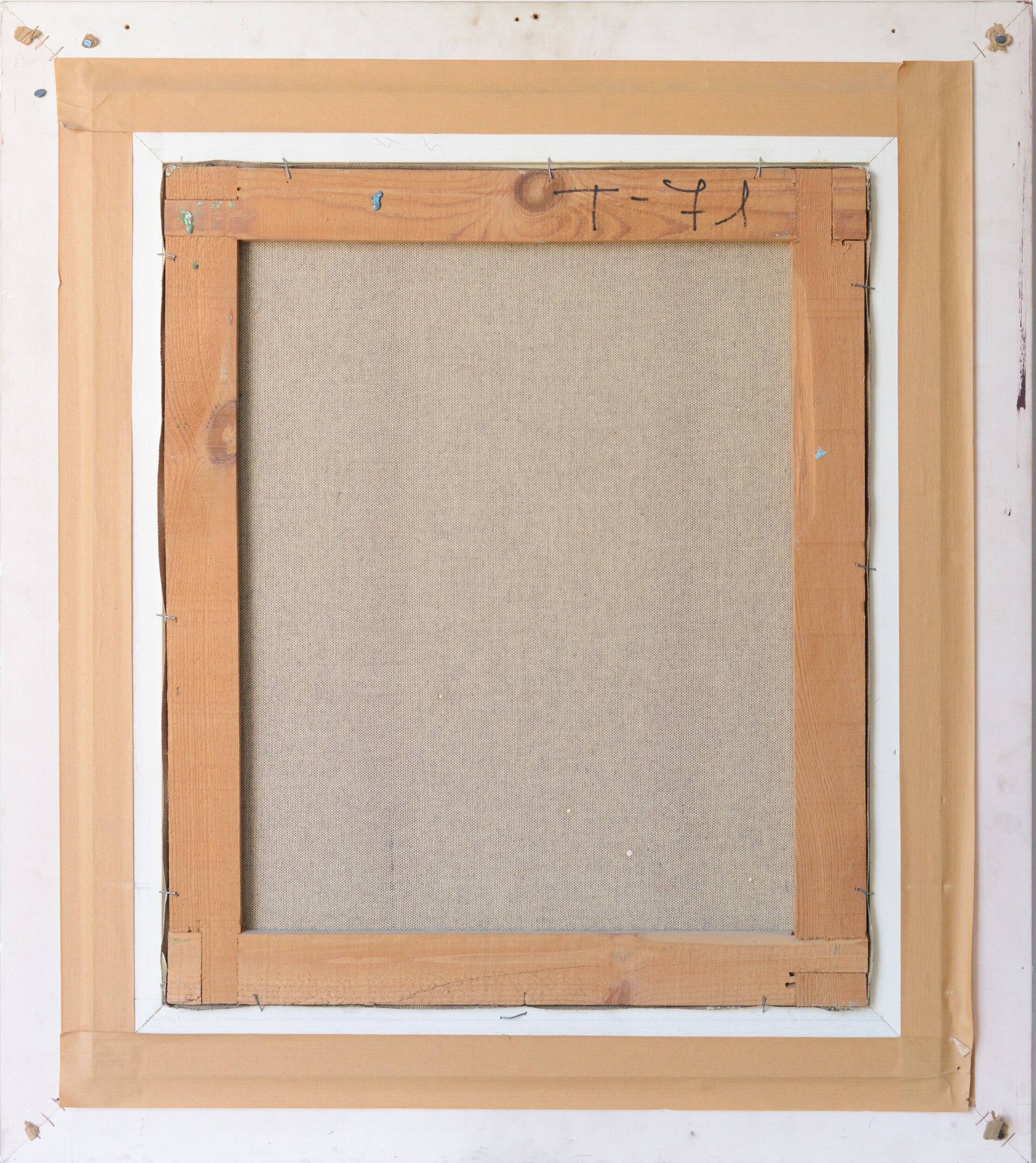 Two fishermen - cubist influenced oil - jose ramon arostegui