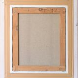 Two fishermen - cubist influenced oil - jose ramon arostegui