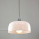 Space Age White Pendant Lamp from Guzzini, 1960s