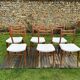 6 chaises scandinaves vintage 1960-70