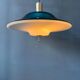 Suspension Space Age UFO blue flying saucer