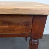 Farmhouse table with drawers