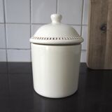 Ceramic pot with lid