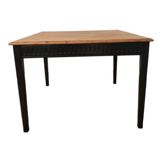 Old square table art deco style