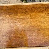 Table basse vintage en rotin