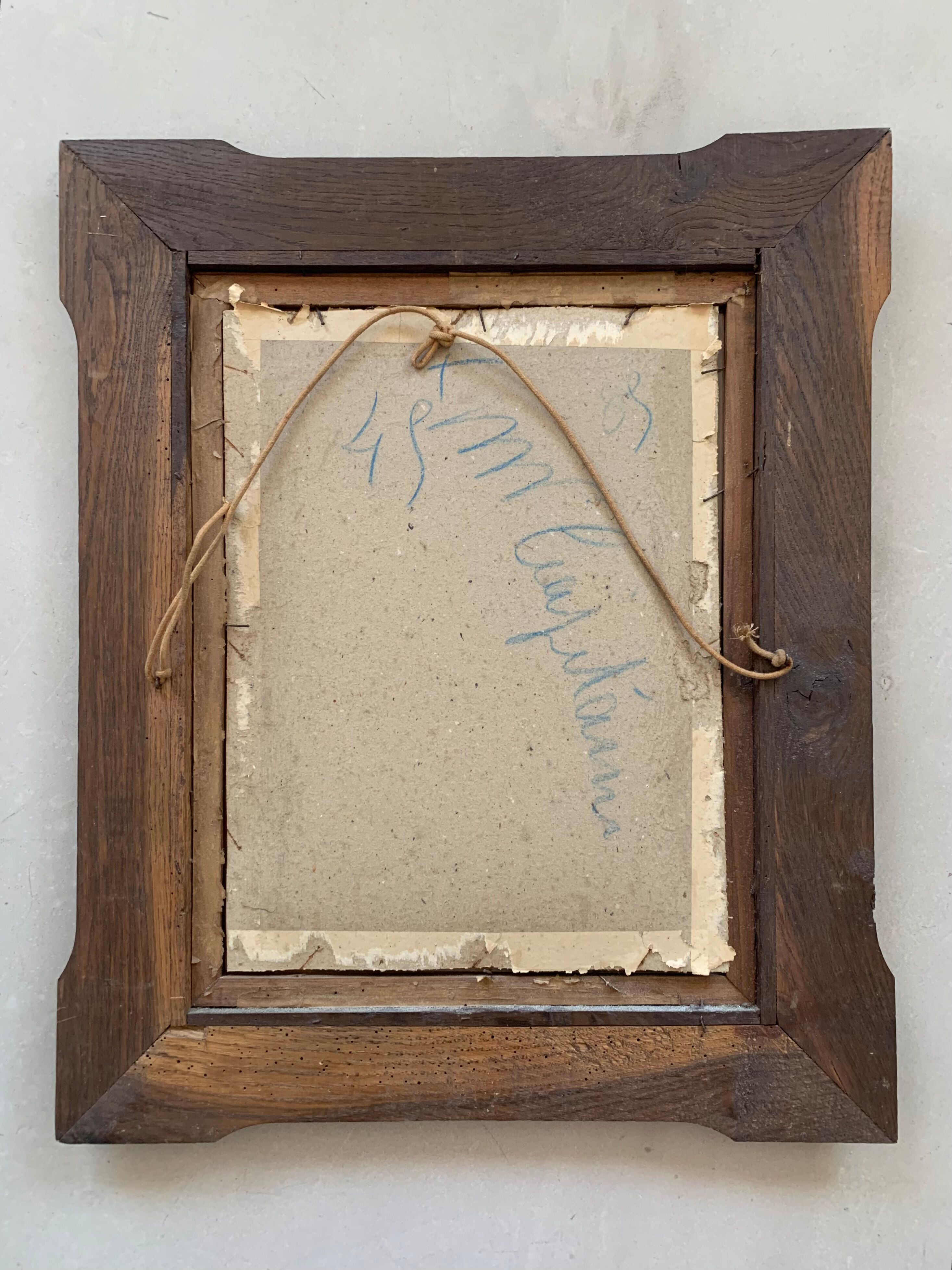 Old wood frame / carved knot