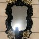 Renovated rococo style porcelain mirror