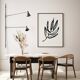 Botanical illustration giclee print, 50x70